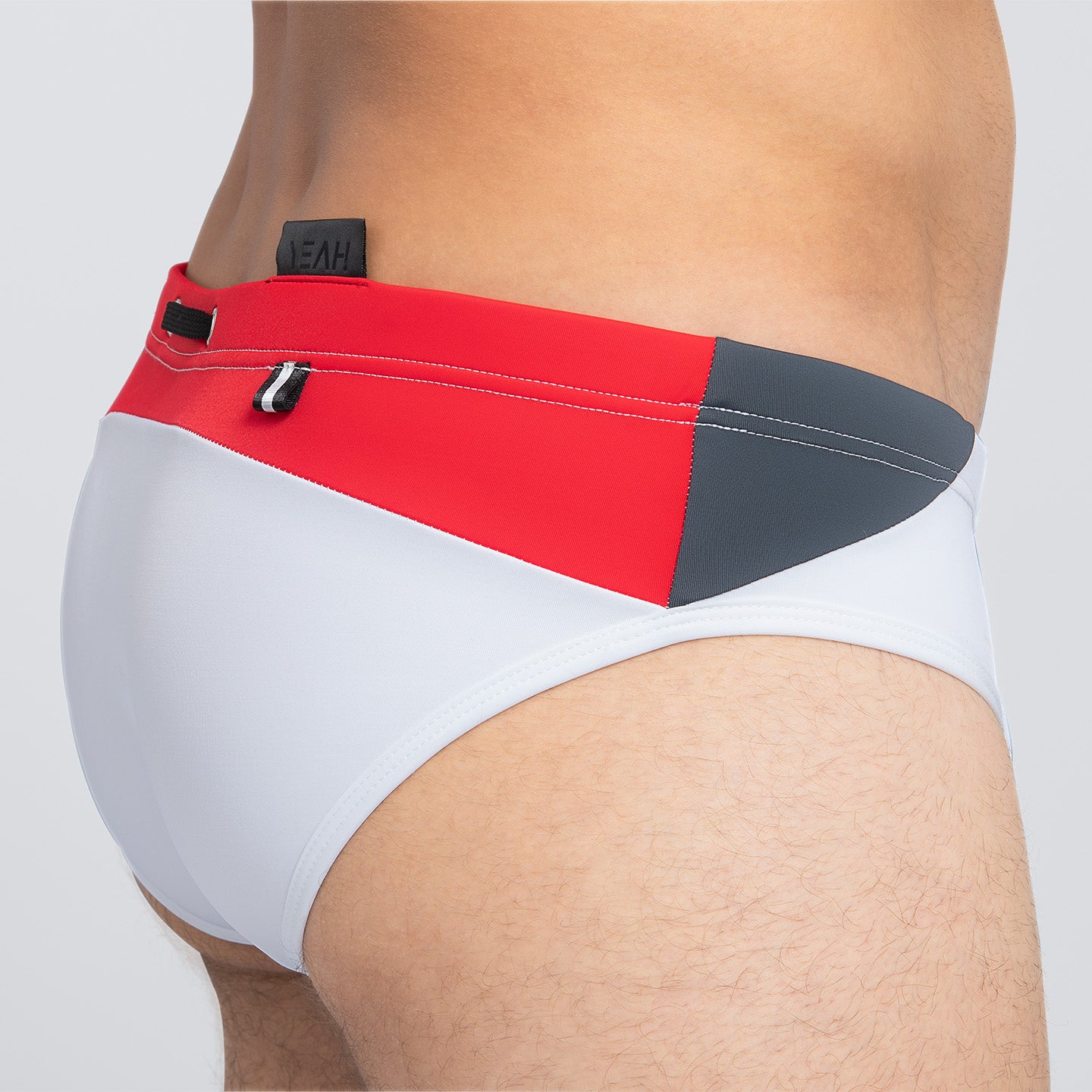 DYNAMITE BRIEF · Grey-Red & White