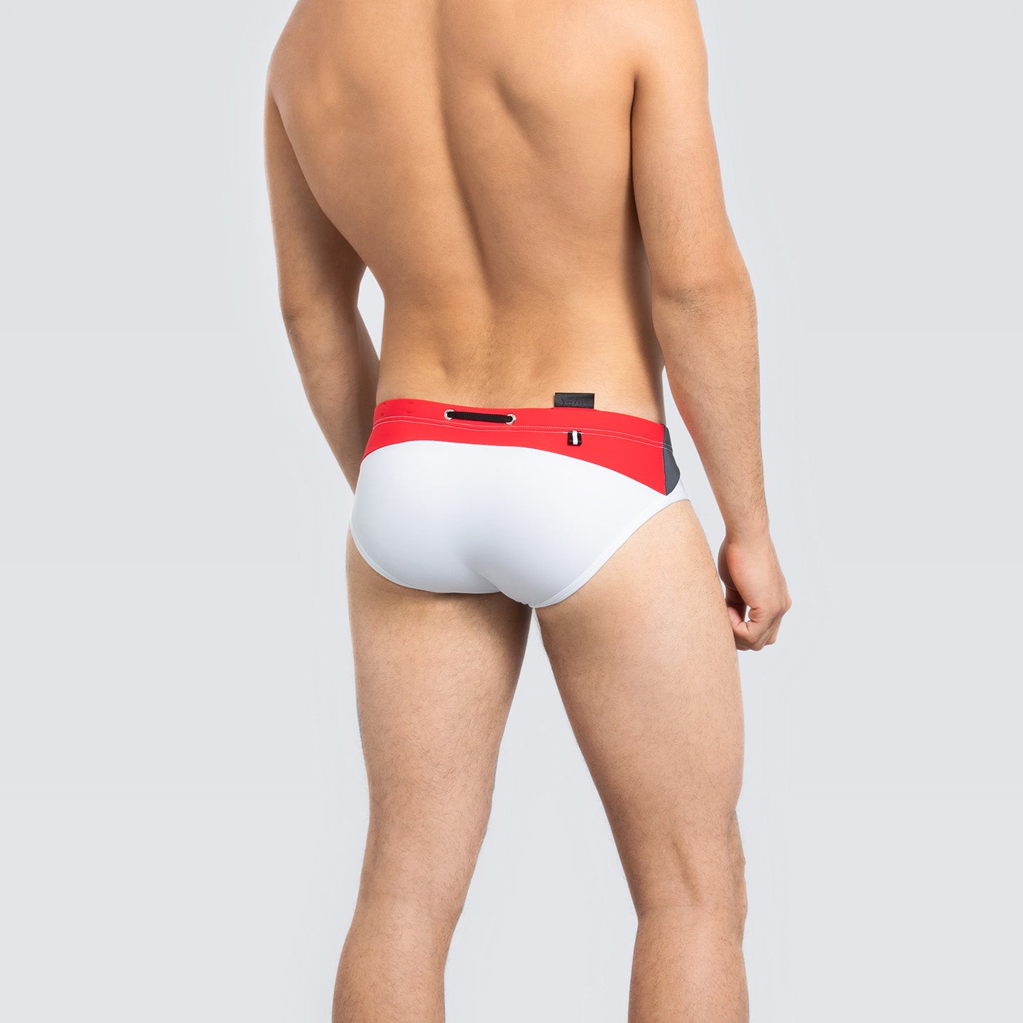 DYNAMITE BRIEF · Grey-Red & White